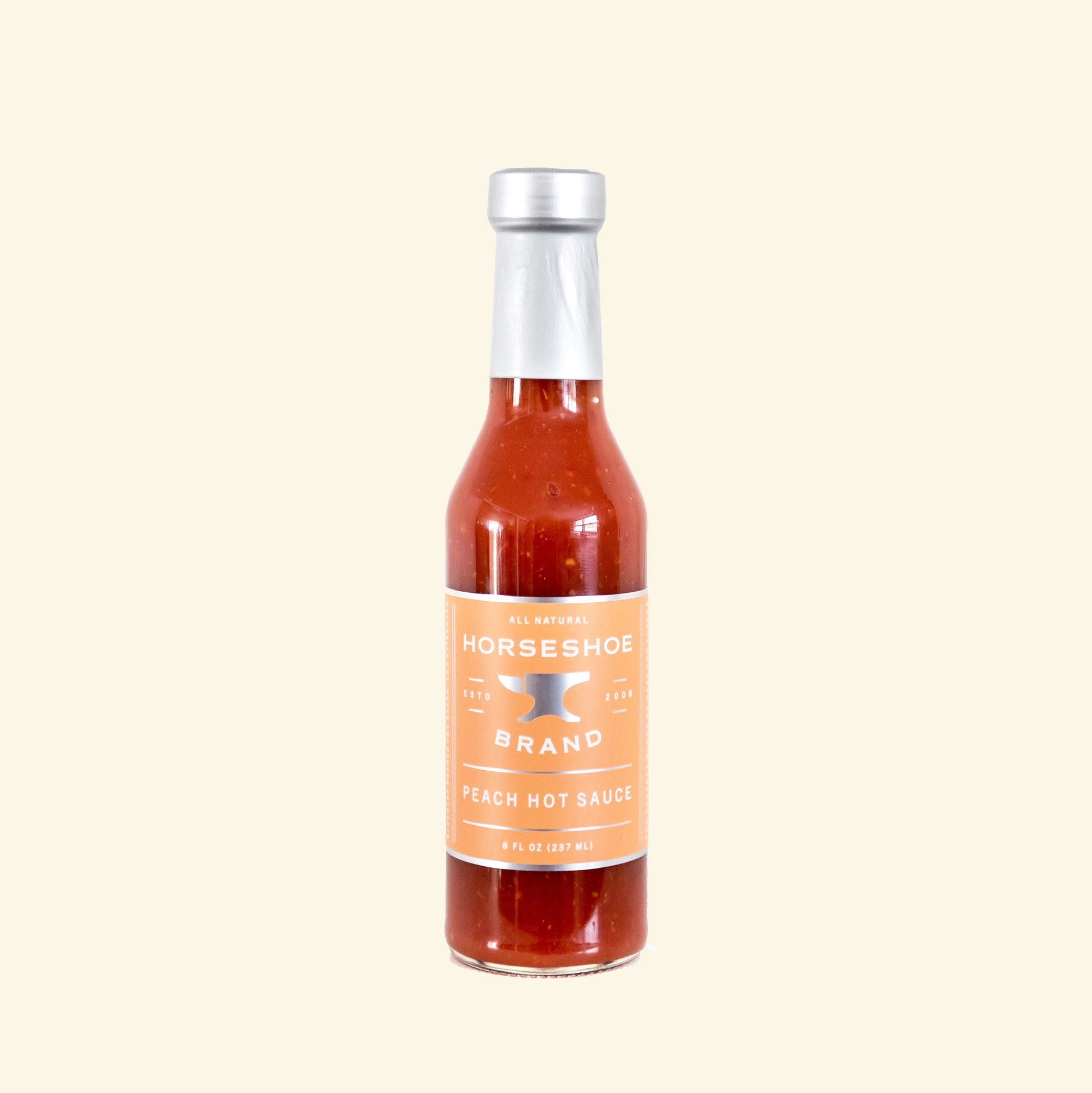 Horseshoe Brand Peach Hot Sauce